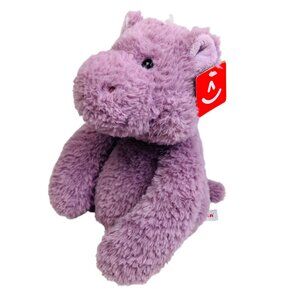 Aurora Nubbles Hippo Plush Toy 9.5" Purple Super Soft Cuddly Stuffed Animal New